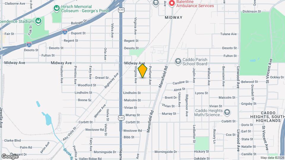2531 Drexel St Map and Location Details