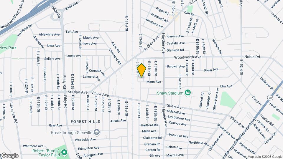 1306 E 134th St Map and Location Details