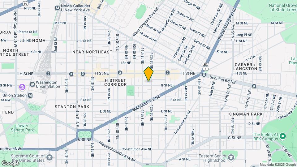 1126 G St NE Map and Location Details