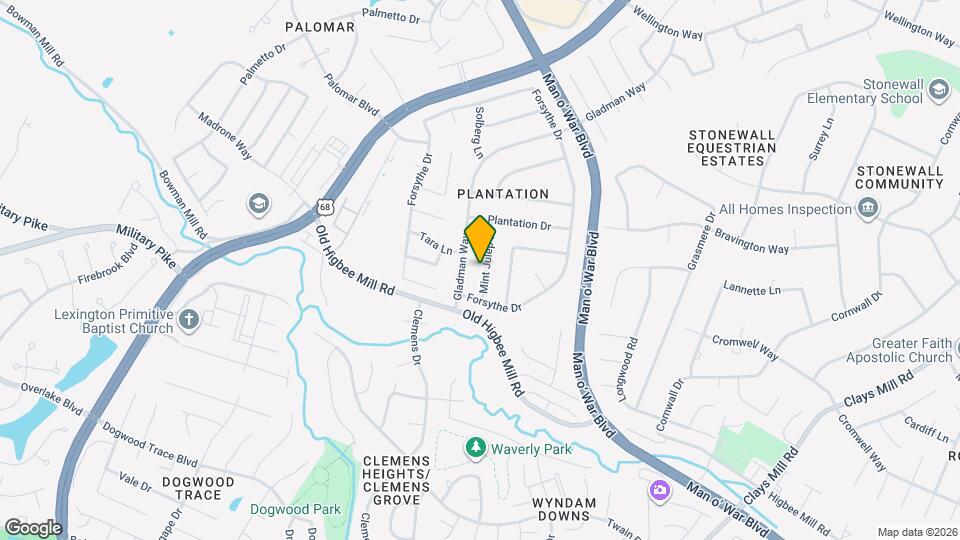 1932 Mint Julep Ln Map and Location Details