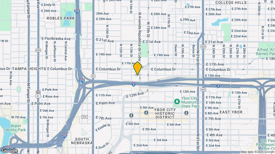 1313 E 15th Ave Map and Location Details