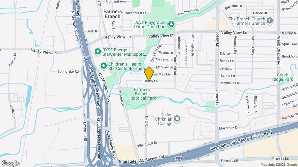 2604 Danny Ln Map and Location Details