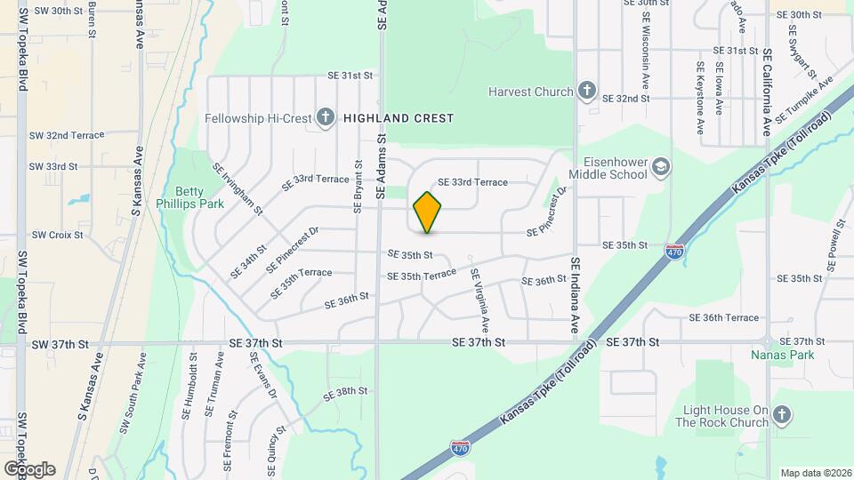 751 SE Pinecrest Dr Map and Location Details