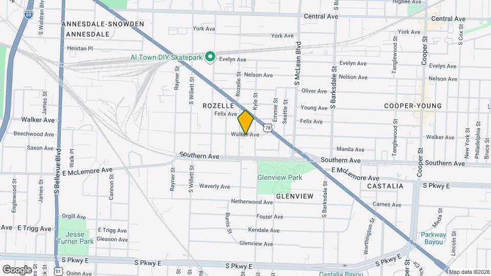 1683 Walker Ave Map and Location Details