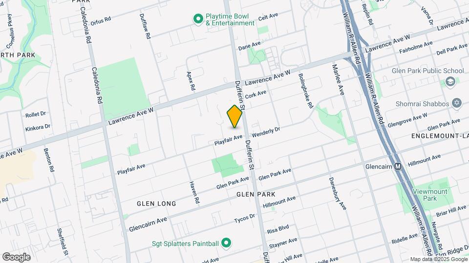 3000 Dufferin St Map and Location Details