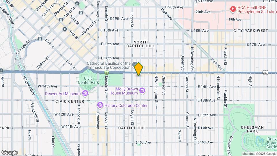 1449 Pennsylvania St Map and Location Details