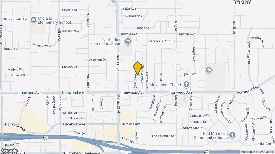 11938 Venetian Dr Map and Location Details