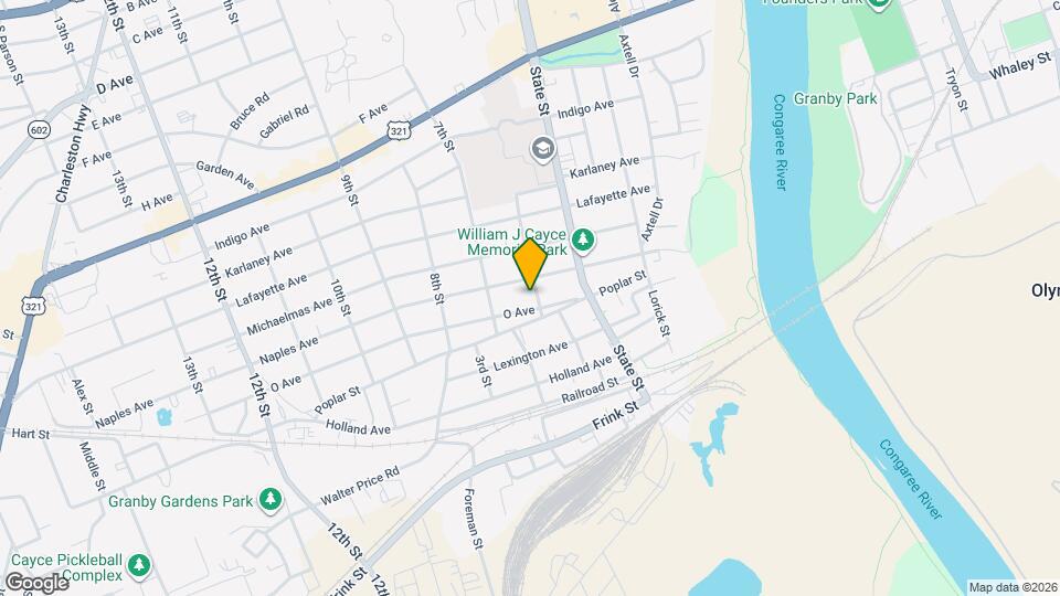 604 Oakland Ave Map and Location Details