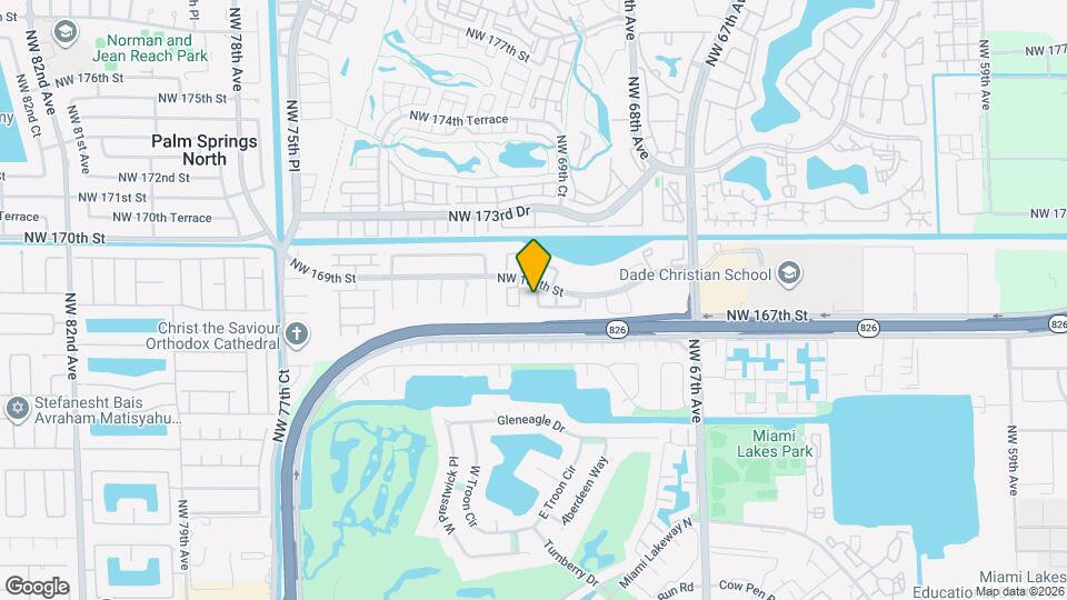 16834 NW 70th Ave Map and Location Details