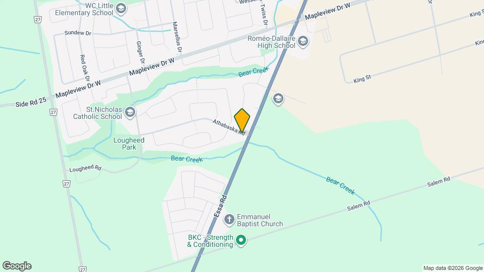 141 Athabaska Rd Map and Location Details