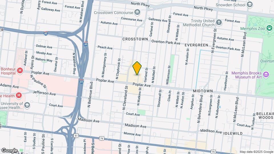 213 N Watkins St Map and Location Details