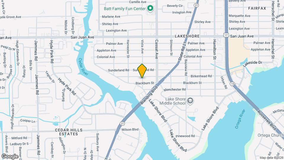 2320 Vista Ave Map and Location Details