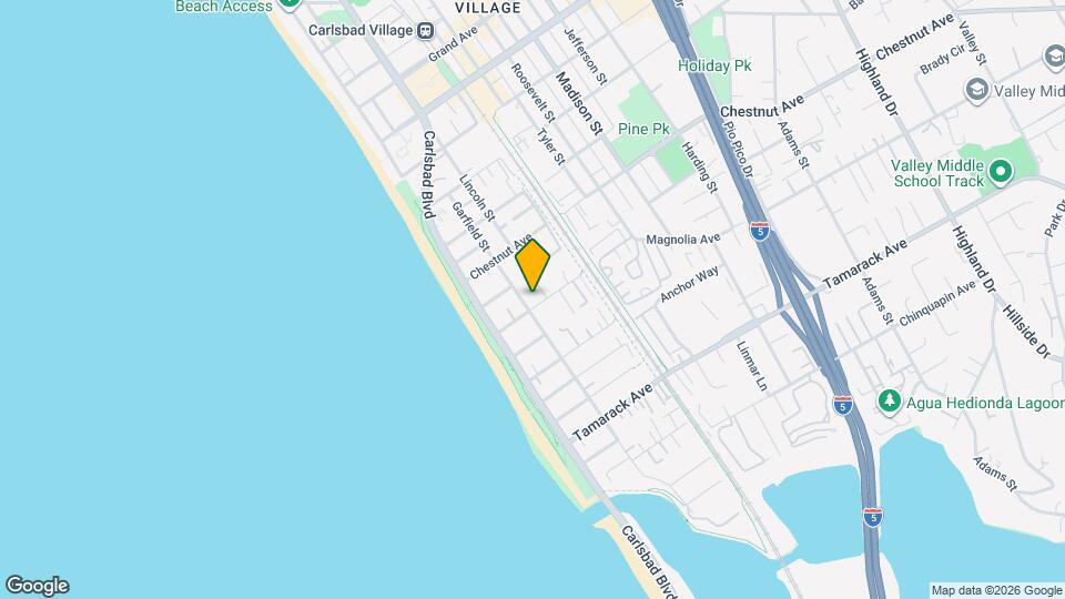 3492 Garfield St Map and Location Details