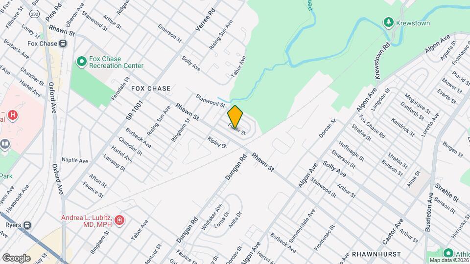 1230 Fuller St, Unit Level 1 (1230 Fuller Street) Map and Location Details