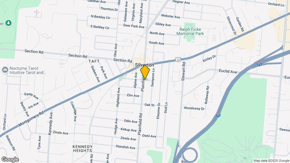 6820 Plainfield Rd Map and Location Details