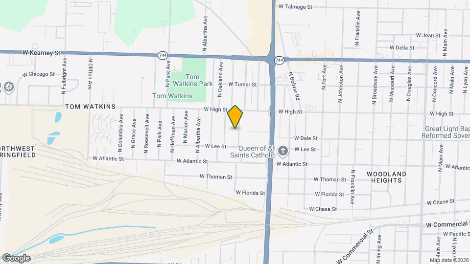 2075 N Lexington Ave Map and Location Details
