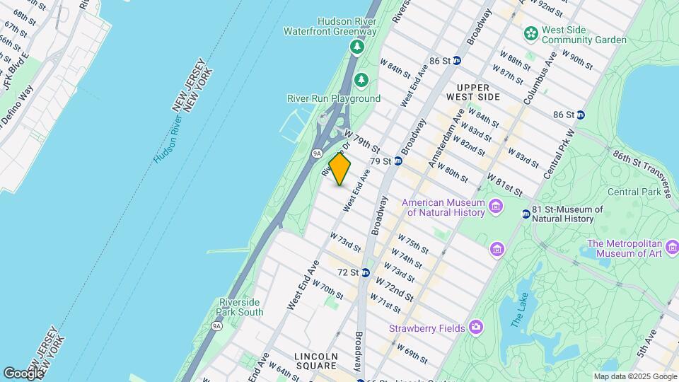 312 W 76th St Mapa y Detalles de la Ubicación
