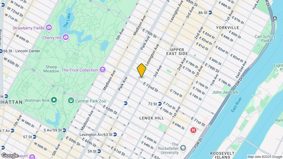 147 E 72nd St Map and Location Details
