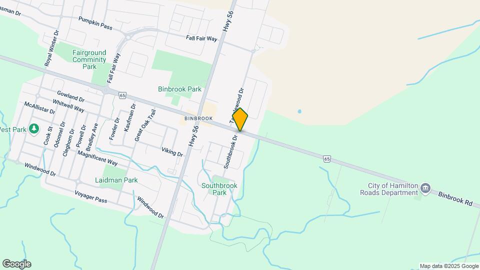 2583 Binbrook Rd Map and Location Details