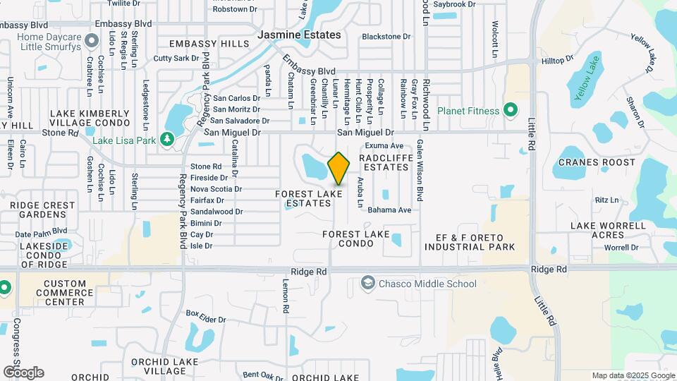 8748 Forest Lake Dr Map and Location Details