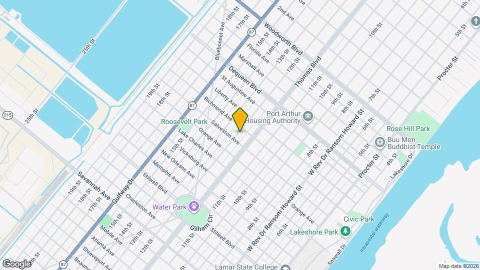 2128 12th St Map and Location Details