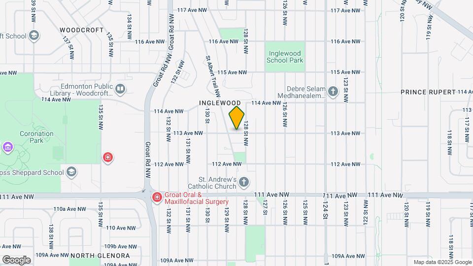12810-12113 113 Ave NW Map and Location Details