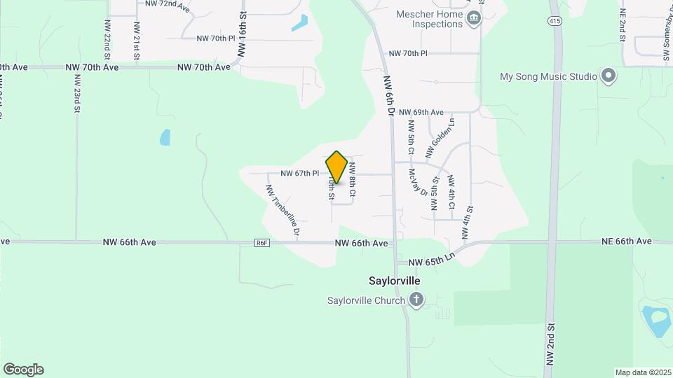 6735 NW 10th St Map and Location Details