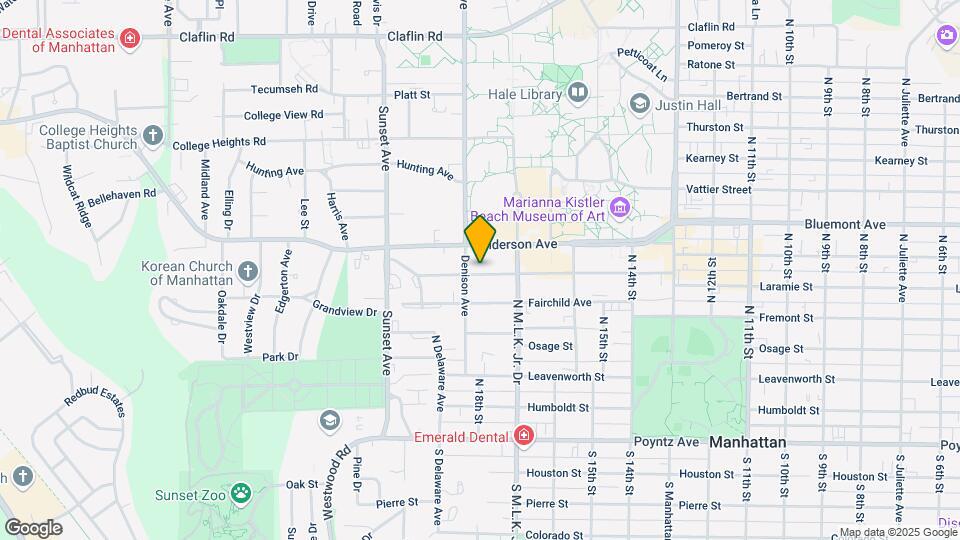 1732 Laramie St Map and Location Details