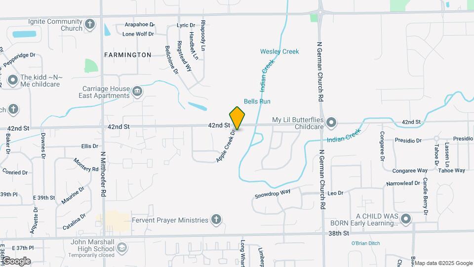 4163 Apple Creek Dr Map and Location Details