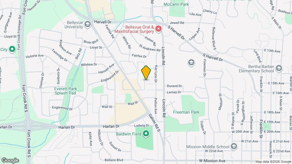 1212 W 15th Ave Map and Location Details