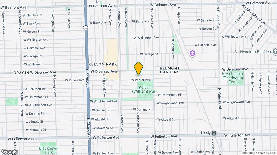 4454 W Parker Ave Map and Location Details