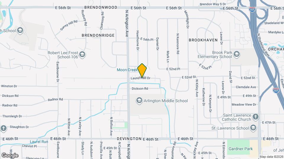 6051 Laurel Hall Dr Map and Location Details