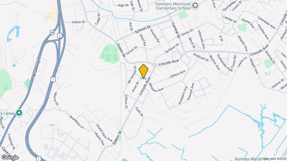 6 Linwood St, Unit #3 Linwood St. Saugus Map and Location Details