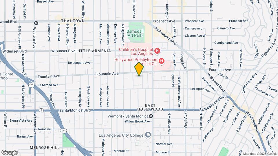 1247 N New Hampshire Ave Mapa y Detalles de la Ubicación