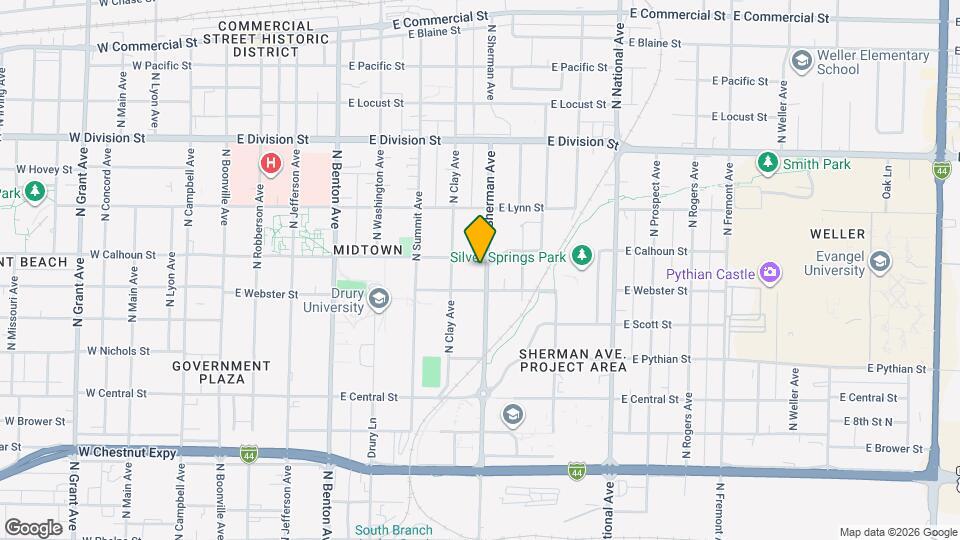 1223 N Sherman Ave Map and Location Details