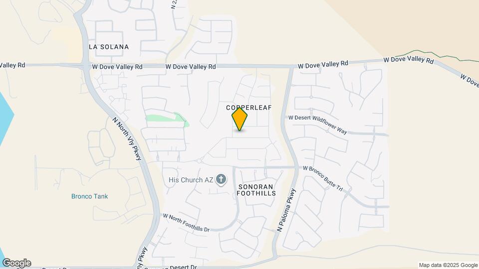 2068 W Sierra Sunset Trail Map and Location Details