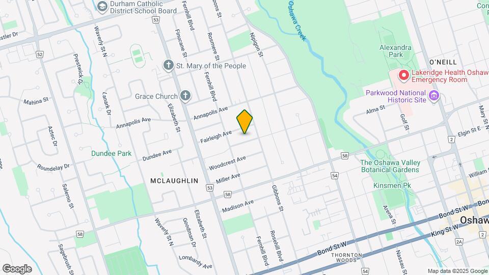 430 Ridgeway Ave Map and Location Details