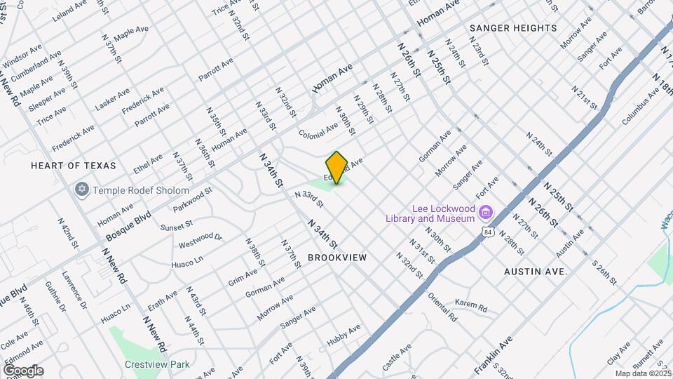 1025 N 32nd St Map and Location Details