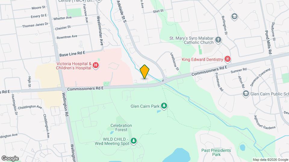 860 Commissioners Rd E, Unit 1104 Map and Location Details
