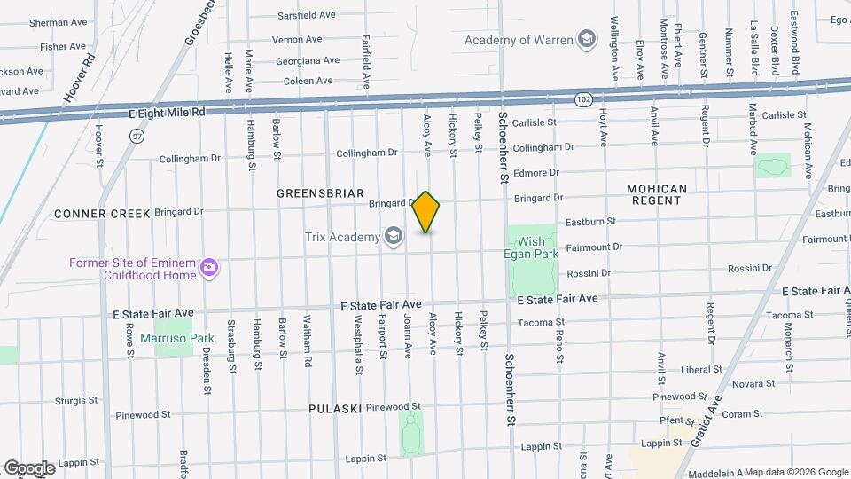 20027 Alcoy Ave Map and Location Details