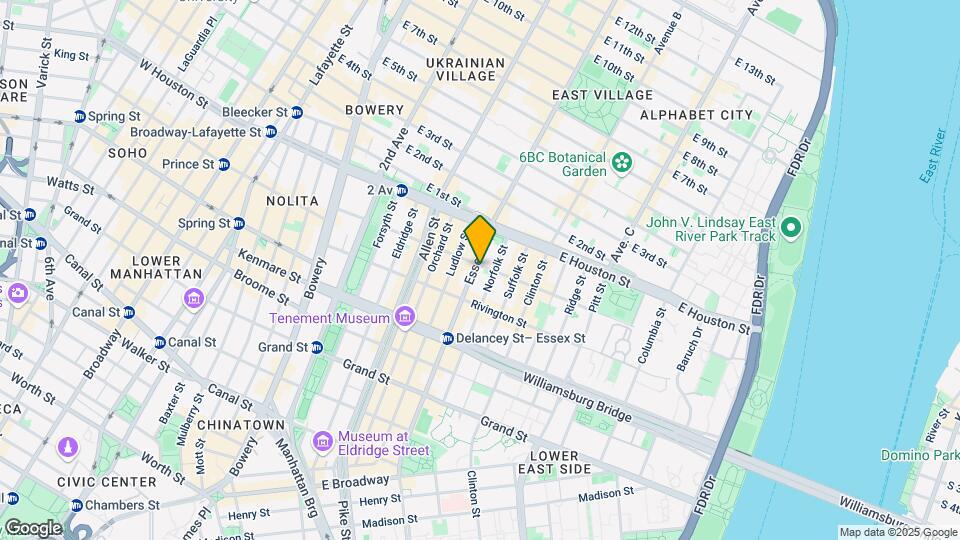 125 Stanton St Mapa y Detalles de la Ubicación