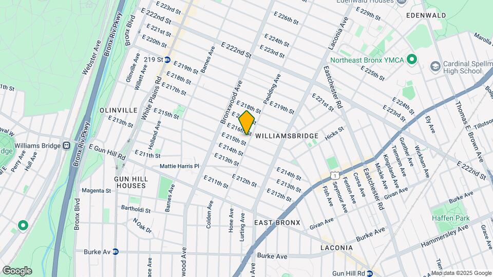 3671 Paulding Ave Mapa y Detalles de la Ubicación