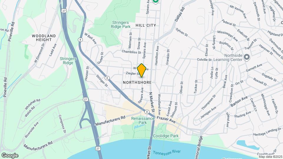 101 W Bush St Mapa y Detalles de la Ubicación