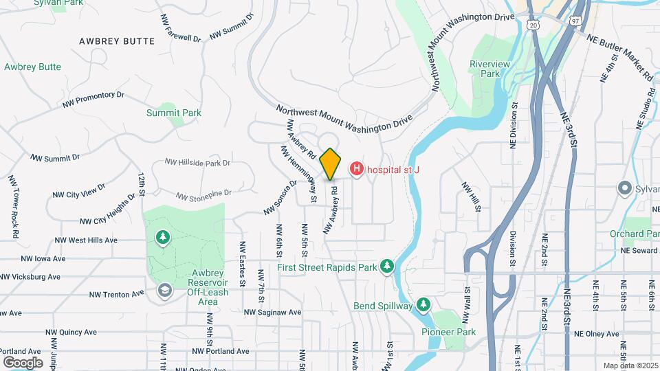 2443 NW Awbrey Rd Map and Location Details