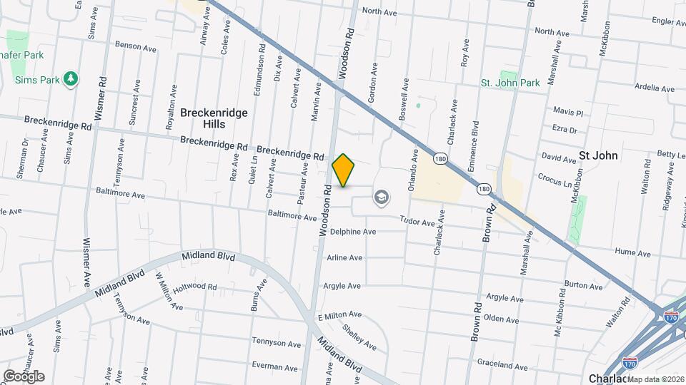 9232 Bristol Ave Map and Location Details