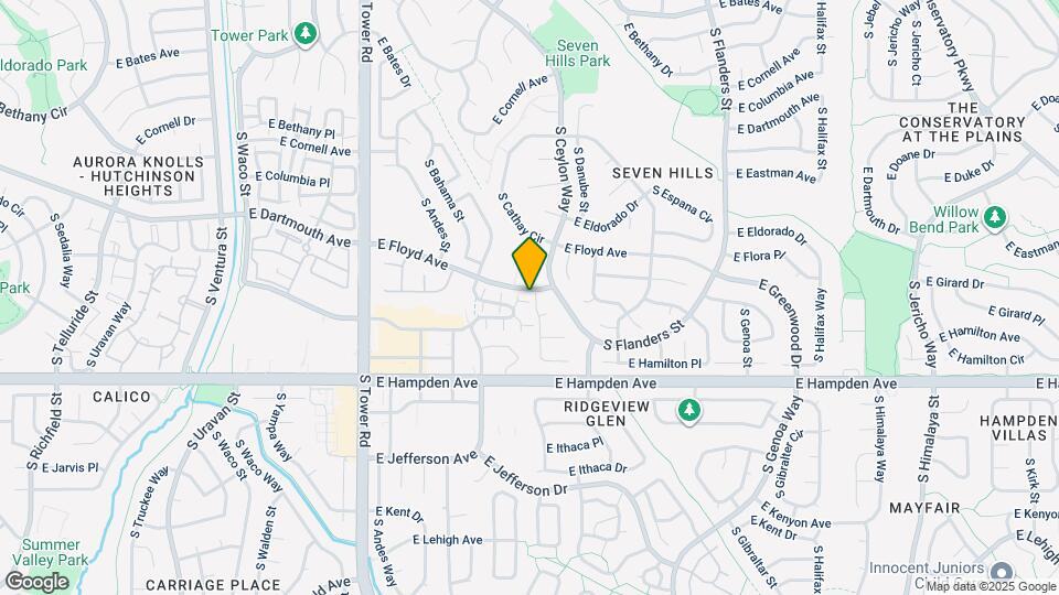 3368 S Biscay Way Map and Location Details