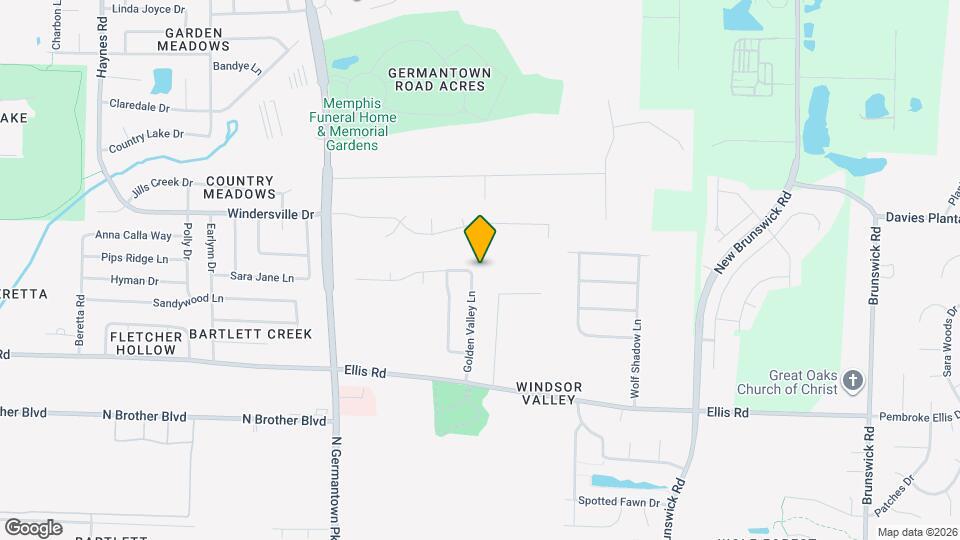 3522 Golden Valley Ln Map and Location Details