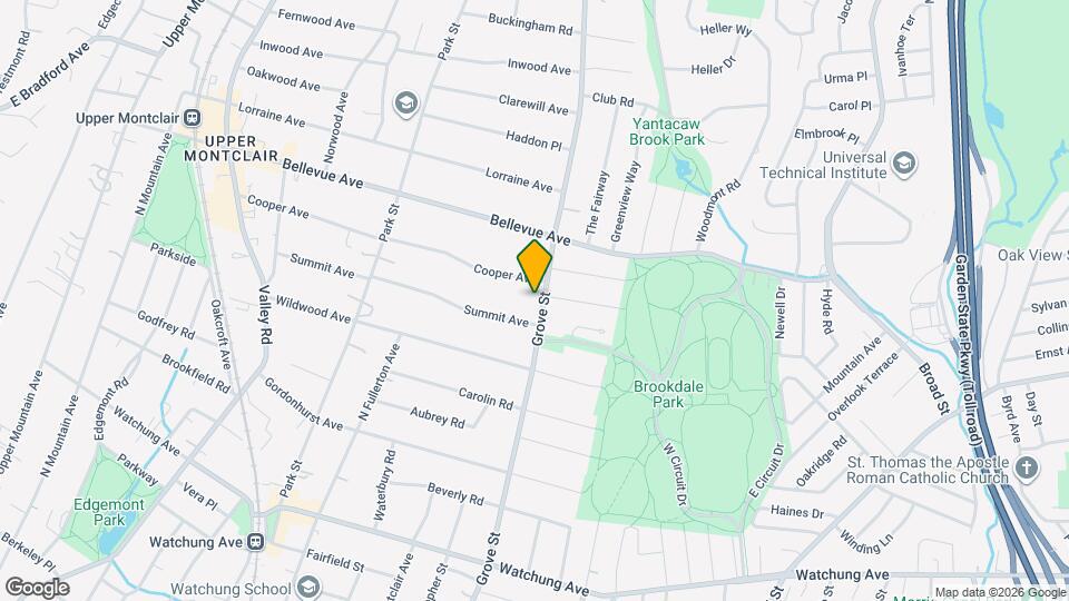 460 Grove St Map and Location Details