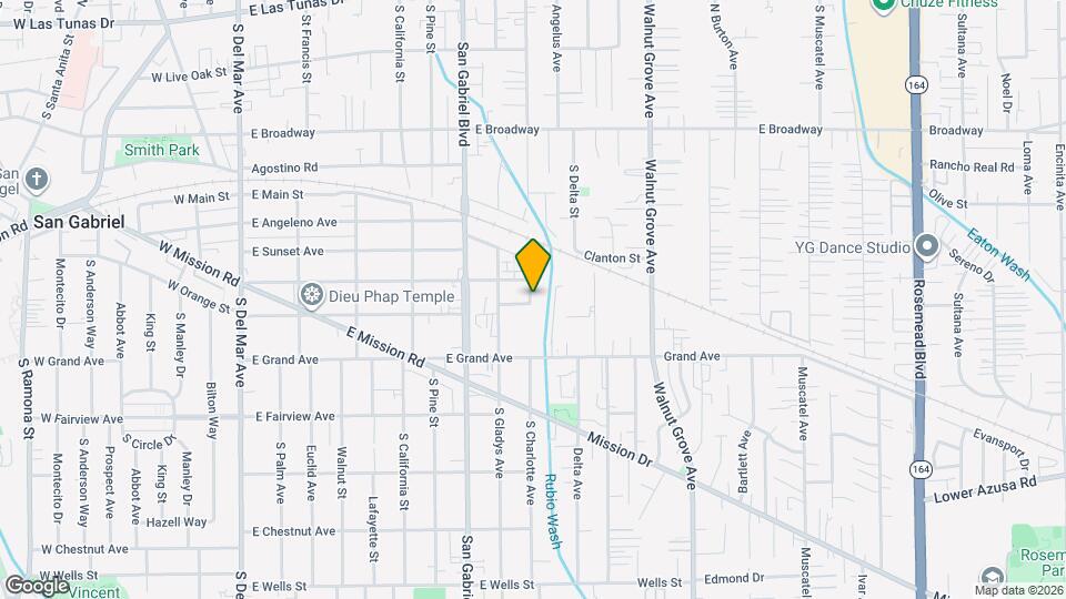 812 S Gladys Ave Map and Location Details