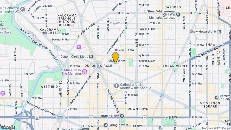 1737 P St NW Map and Location Details